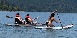 kayaking and paddle boarding